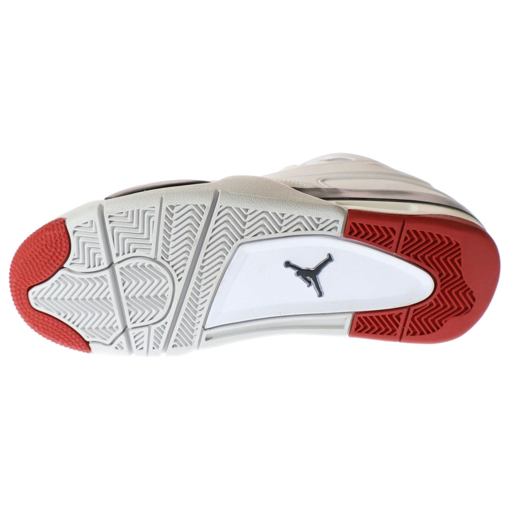 NIKE(ナイキ) AIR JORDAN 4 RM エアジョーダン4 ローカットスニーカー ホワイト/レッド US9/27cm FQ7939-102