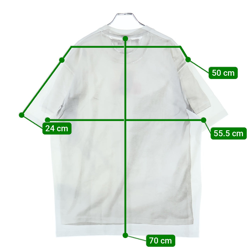 SUPREME(シュプリーム) ×MM6 Maison Margiela Box Logo Tee エムエムシックスメゾンマルジェラ ボックスロゴプリント Tシャツ 半袖カットソー ホワイト