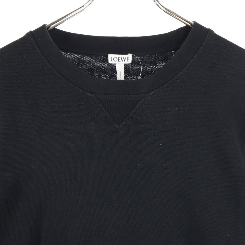 LOEWE(ロエベ) スウェット トレーナー フラワーデザイン バックプリント ブラック H3299370SM
