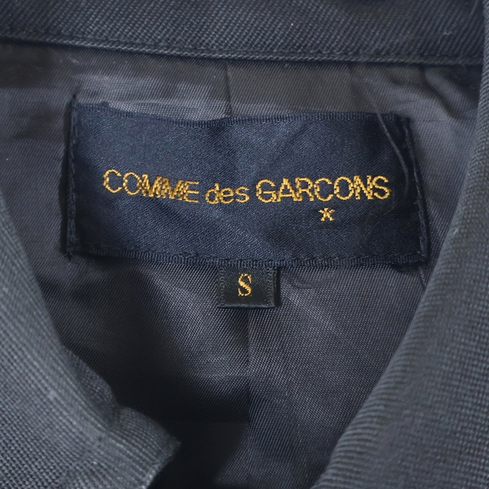COMME des GARCONS(コムデギャルソン) ステンカラーコート バックプリント ブラック GC-04008S
