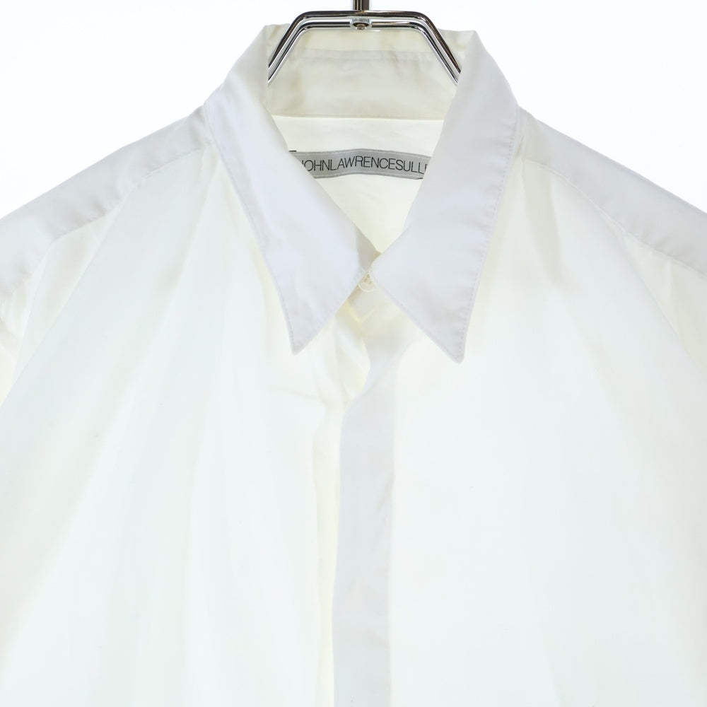 JOHN LAWRENCE SULLIVAN(ジョンローレンスサリバン) BROADCLOTH REGULAR COLLAR SHIRT 長袖シャツ ボタンダウンシャツ ホワイト JLS-03-03