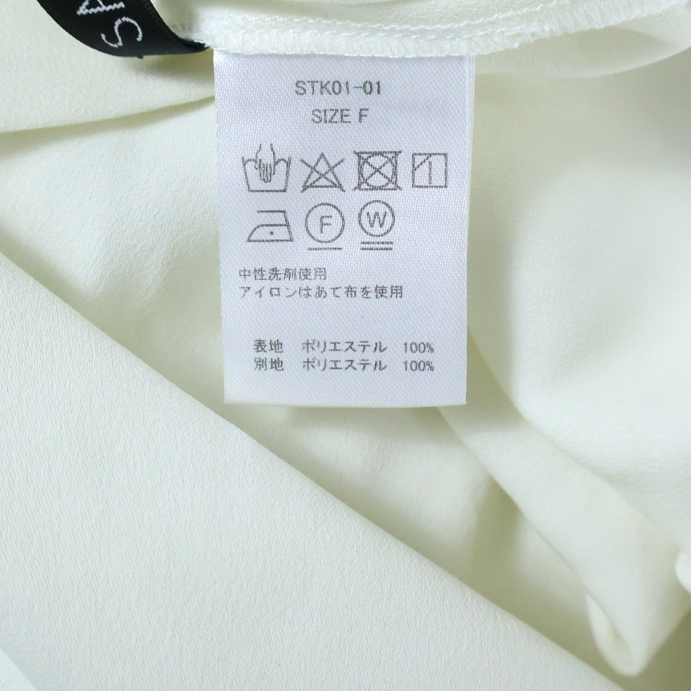 NO BRAND(ノーブランド) ケープ ブラウス レディース ブラック STK01-01