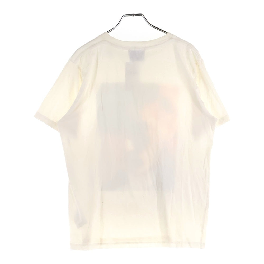 NO BRAND(ノーブランド) Hillier Bartley ヒリアーバートン フロントプリント クルーネック 半袖Tシャツ ホワイト レディース