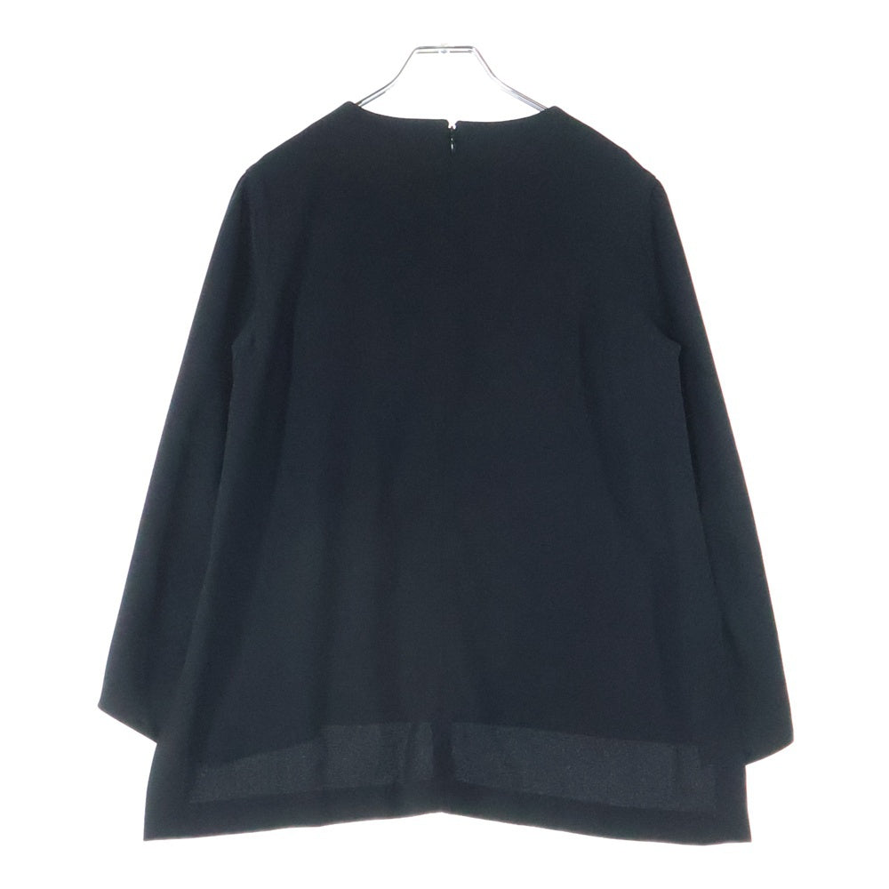 NO BRAND(ノーブランド) ケープ ブラウス レディース ブラック STK01-01