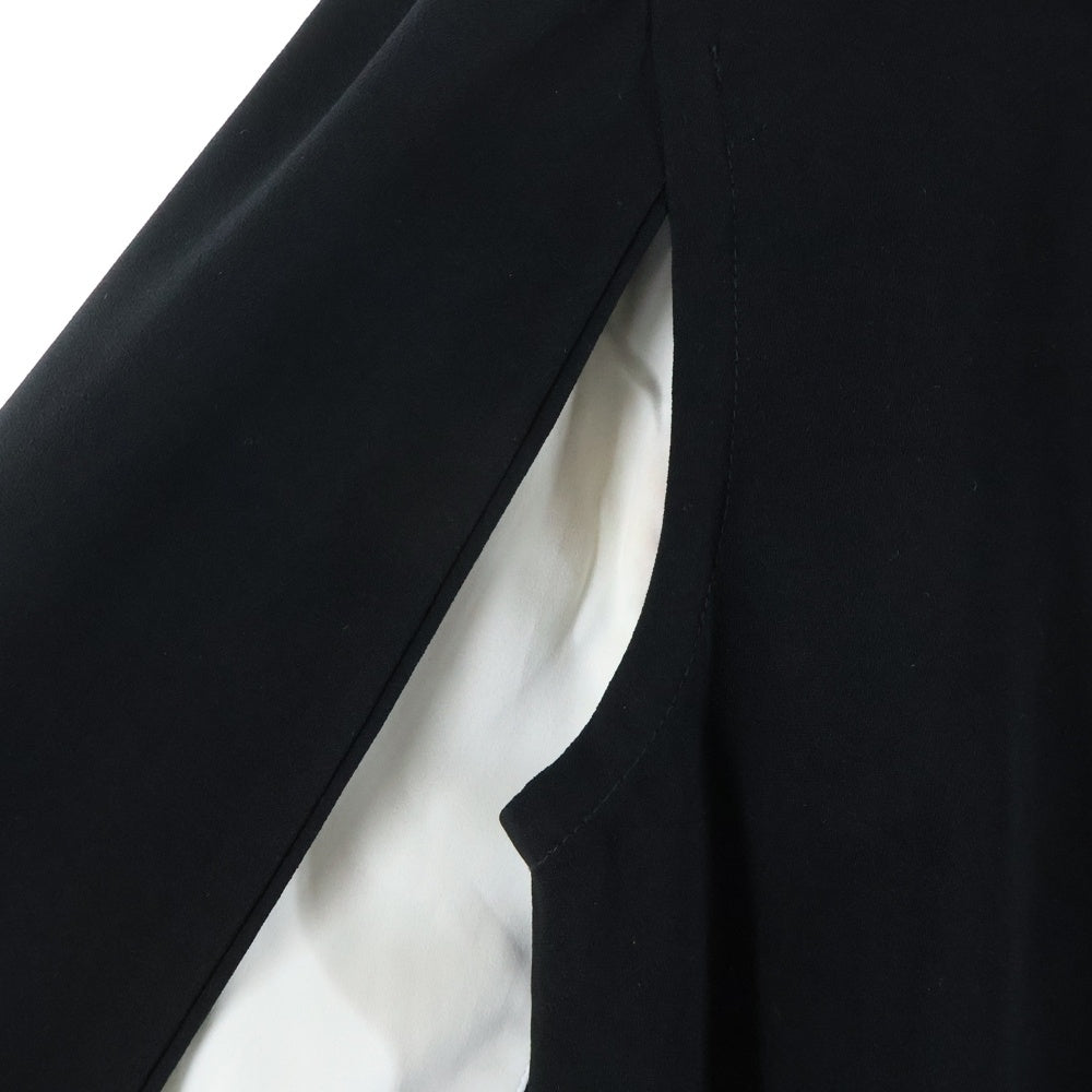NO BRAND(ノーブランド) ケープ ブラウス レディース ブラック STK01-01