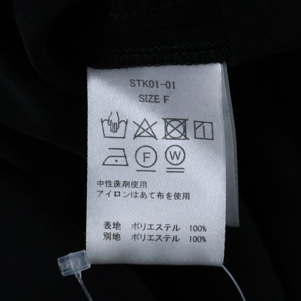 NO BRAND(ノーブランド) ケープ ブラウス レディース ブラック STK01-01