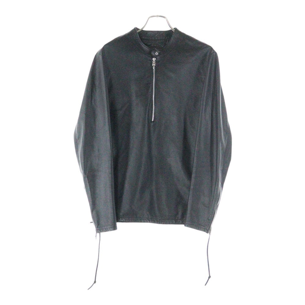 CHROME HEARTS(クロムハーツ) EZ RIDER イージーライダー ダガーハーフジップレザージャケット ブラック/シルバー
