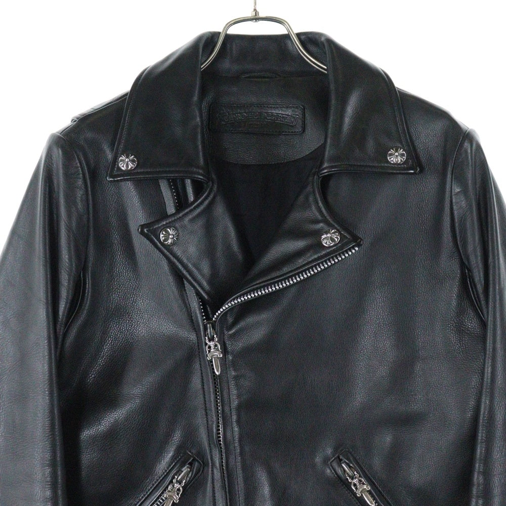 CHROME HEARTS(クロムハーツ) BASIC MOTO ベーシックモト ダガージップライダースレザージャケット ライダースジャケット ブラック