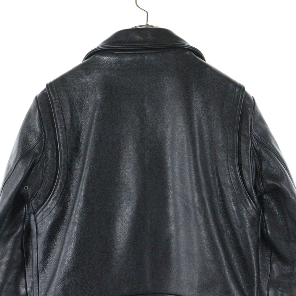 CHROME HEARTS(クロムハーツ) BASIC MOTO ベーシックモト ダガージップライダースレザージャケット ライダースジャケット ブラック
