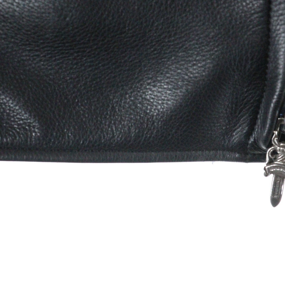 CHROME HEARTS(クロムハーツ) BASIC MOTO ベーシックモト ダガージップライダースレザージャケット ライダースジャケット ブラック