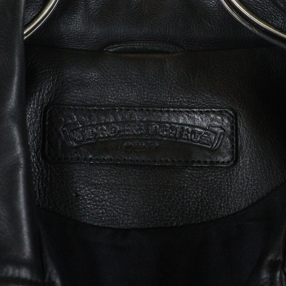 CHROME HEARTS(クロムハーツ) BASIC MOTO ベーシックモト ダガージップライダースレザージャケット ライダースジャケット ブラック
