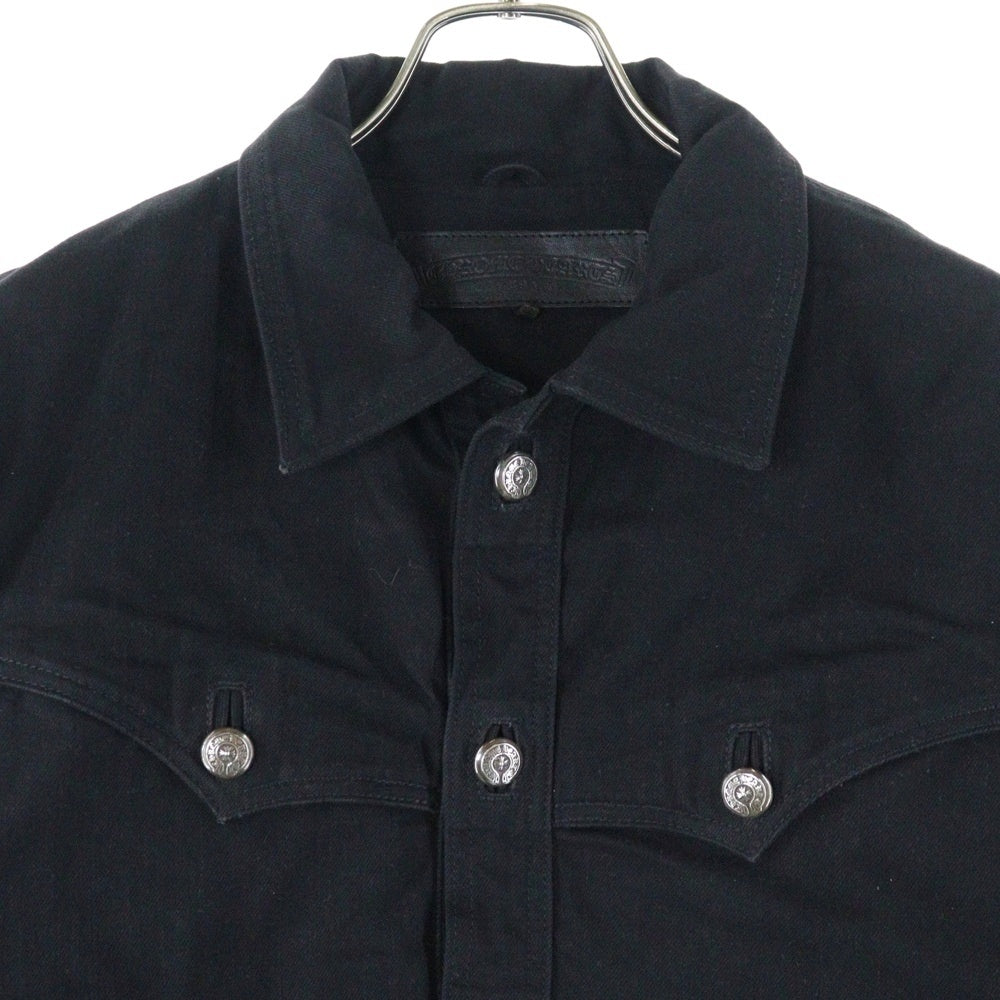 CHROME HEARTS(クロムハーツ) DENIM CLASSIC JEAN デニムクラシックジーン バックフレアニー ジャケット Gジャン ブラック