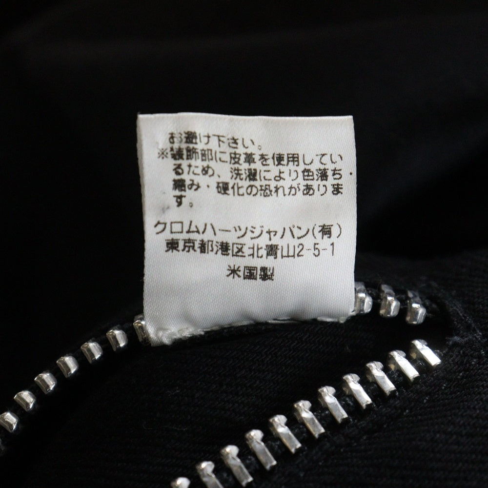 CHROME HEARTS(クロムハーツ) DENIM CLASSIC JEAN デニムクラシックジーン バックフレアニー ジャケット Gジャン ブラック