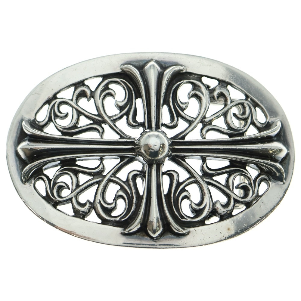 CHROME HEARTS(クロムハーツ) BUCKL OVAL LG CROSS ラージ クラシックオーバル クロス バックル シルバー