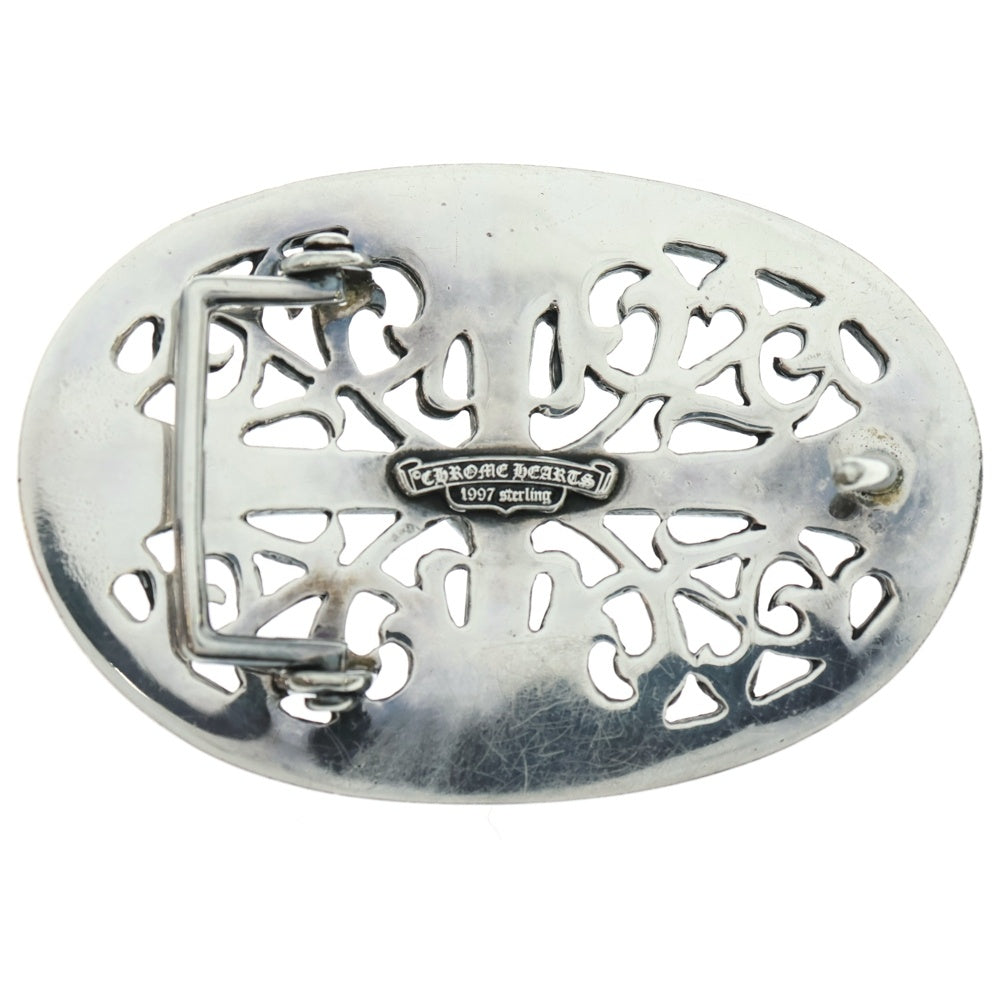 CHROME HEARTS(クロムハーツ) BUCKL OVAL LG CROSS ラージ クラシックオーバル クロス バックル シルバー