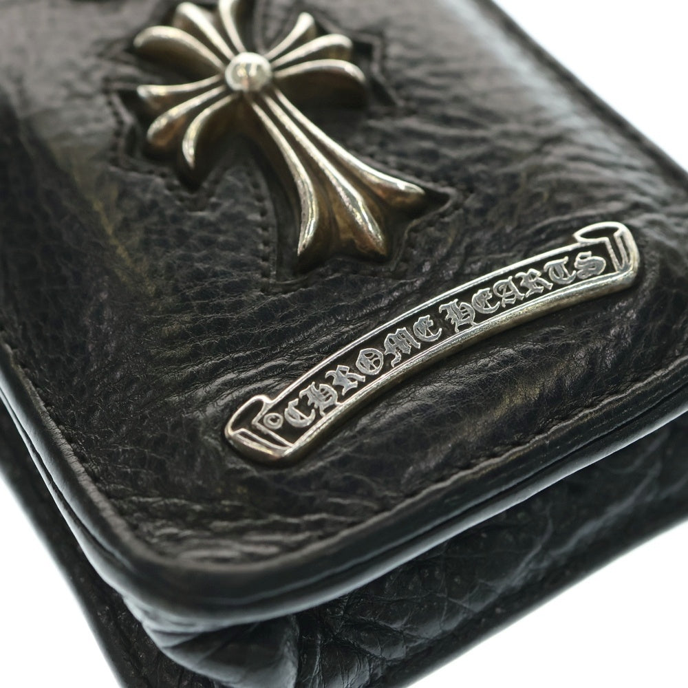 CHROME HEARTS(クロムハーツ) CH CROSS CIGARETTE CASE CHクロス シガレットケース 煙草入れ ブラック/シルバー