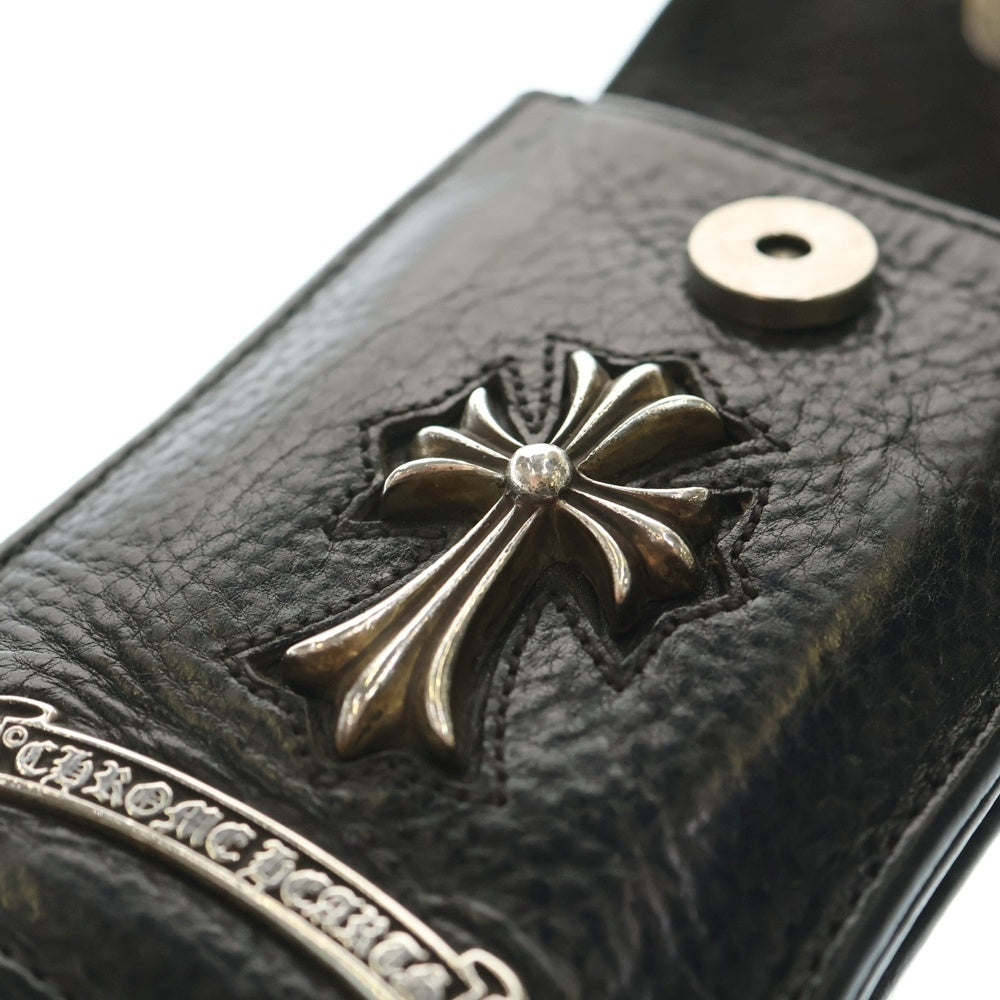 CHROME HEARTS(クロムハーツ) CH CROSS CIGARETTE CASE CHクロス シガレットケース 煙草入れ ブラック/シルバー