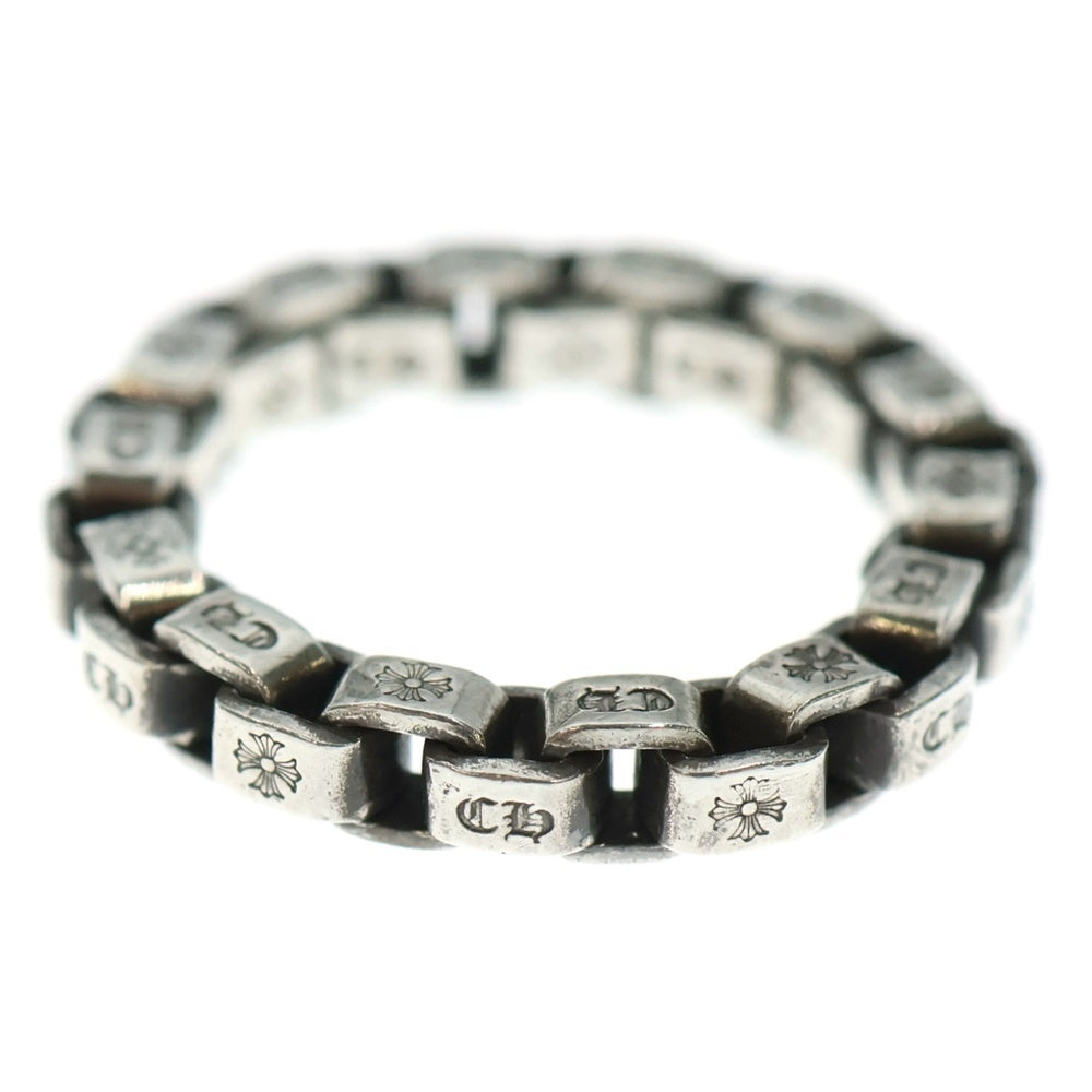 CHROME HEARTS(クロムハーツ) CH BOX CHAIN ボックスチェーン リング シルバー