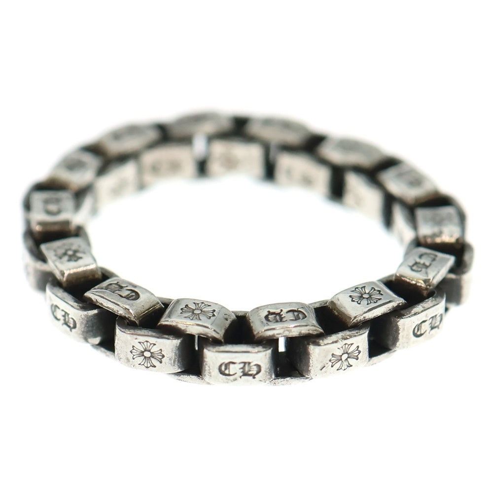 CHROME HEARTS(クロムハーツ) CH BOX CHAIN ボックスチェーン リング シルバー