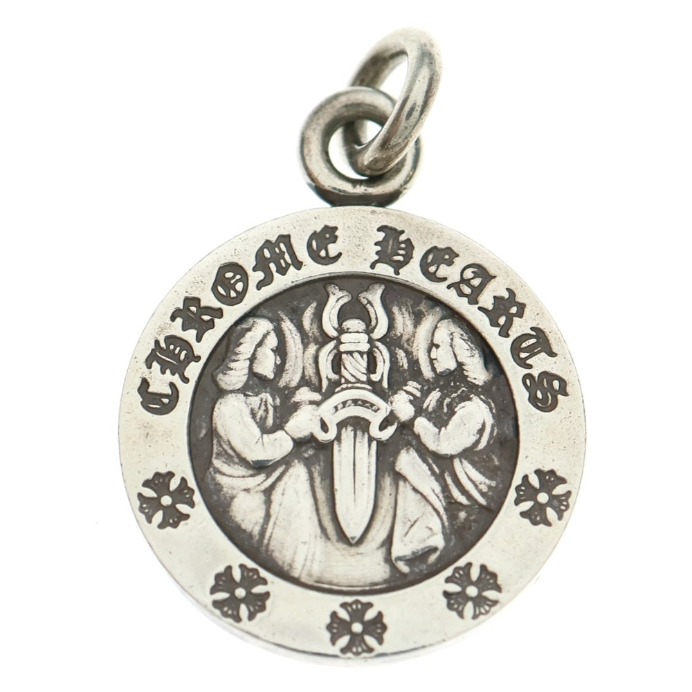 CHROME HEARTS(クロムハーツ) CHRM ANGL MDL V2 エンジェルメダルチャーム ペンダントトップ シルバーBCA229