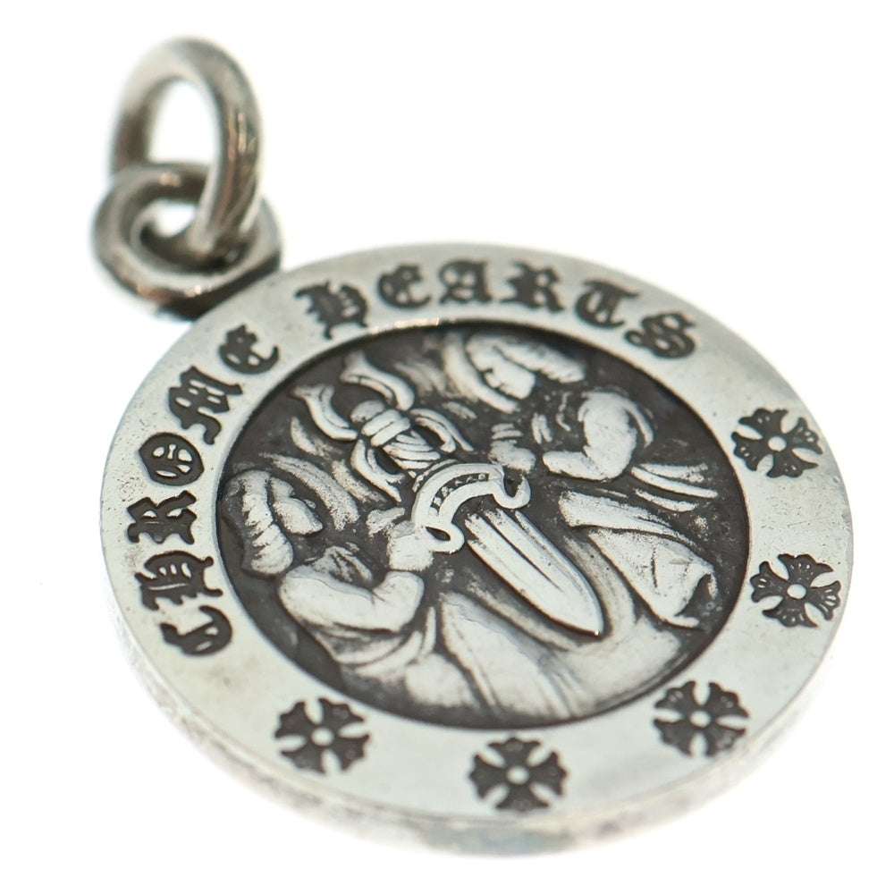 CHROME HEARTS(クロムハーツ) CHRM ANGL MDL V2 エンジェルメダルチャーム ペンダントトップ シルバーBCA229