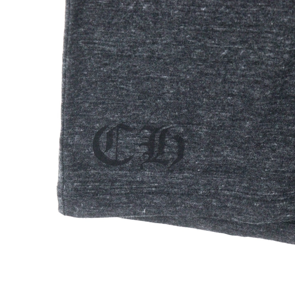 CHROME HEARTS(クロムハーツ) American Flag Tee Vネック アメリカンフラッグプリント 半袖Tシャツ カットソー グレー
