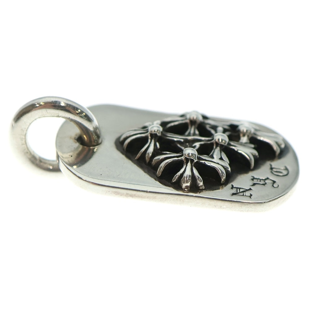 CHROME HEARTS(クロムハーツ) DOG TAG RAISED CEMETERY レイズドセメタリー ドッグタグ ペンダント ネックレストップ シルバー