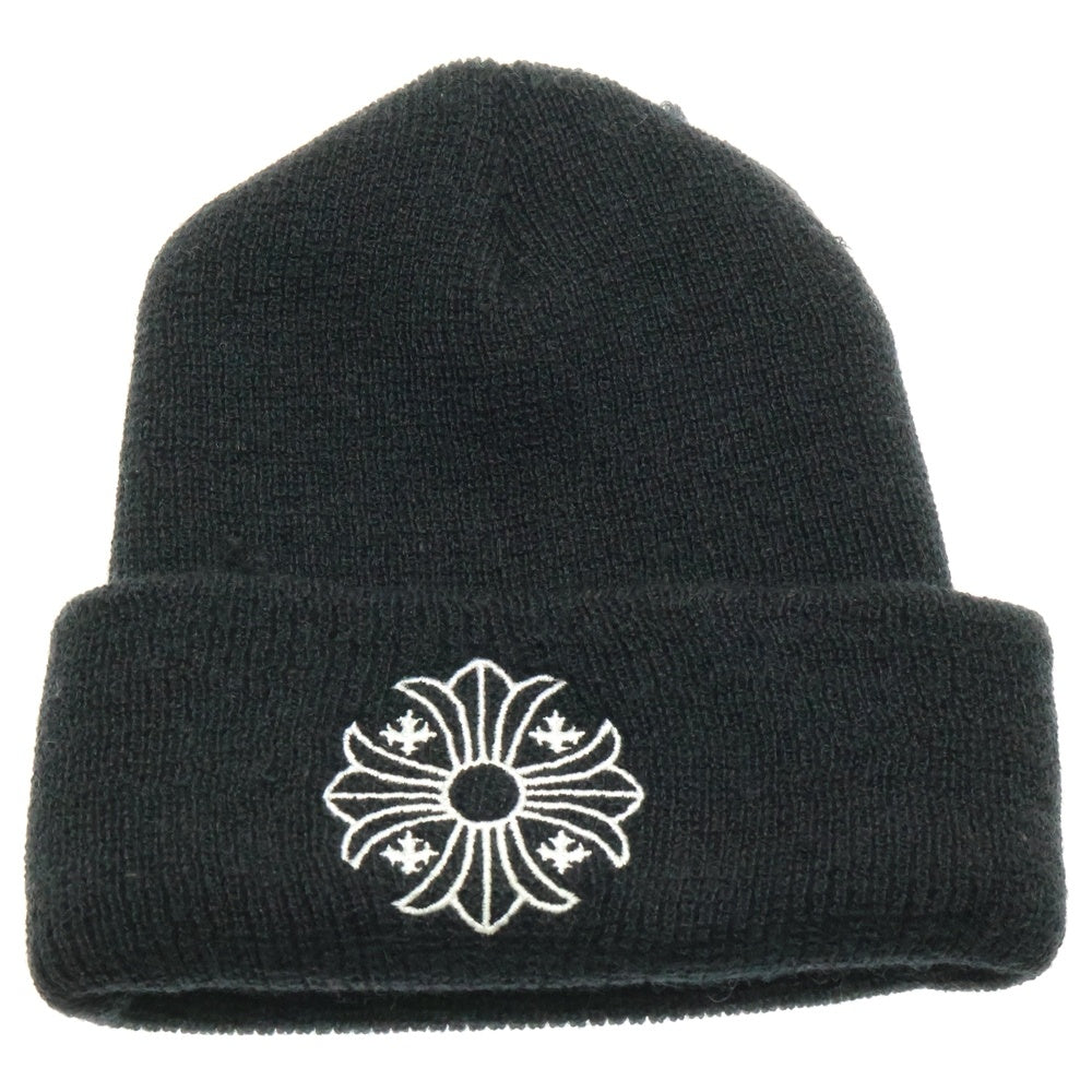 CHROME HEARTS(クロムハーツ) WOOL WATCH CAP CHプラス刺繍ウールビーニー ニット帽 ニットキャップ ブラック