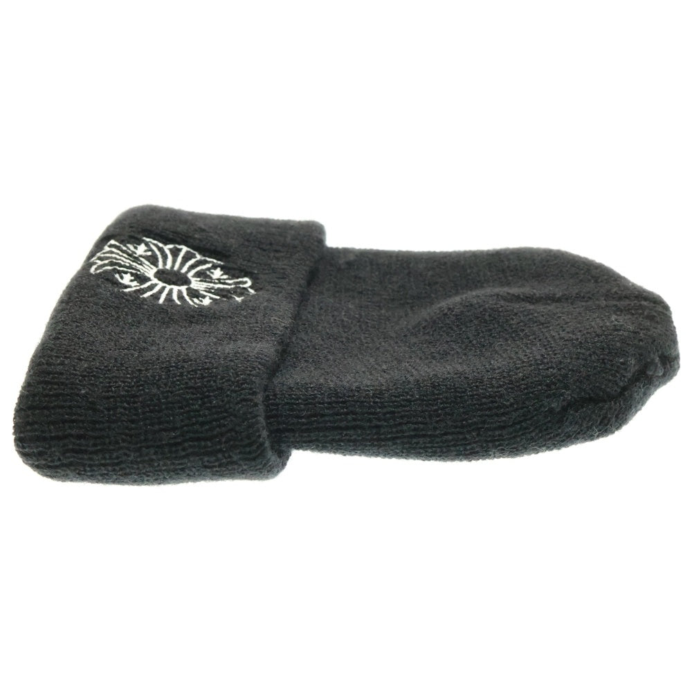 CHROME HEARTS(クロムハーツ) WOOL WATCH CAP CHプラス刺繍ウールビーニー ニット帽 ニットキャップ ブラック