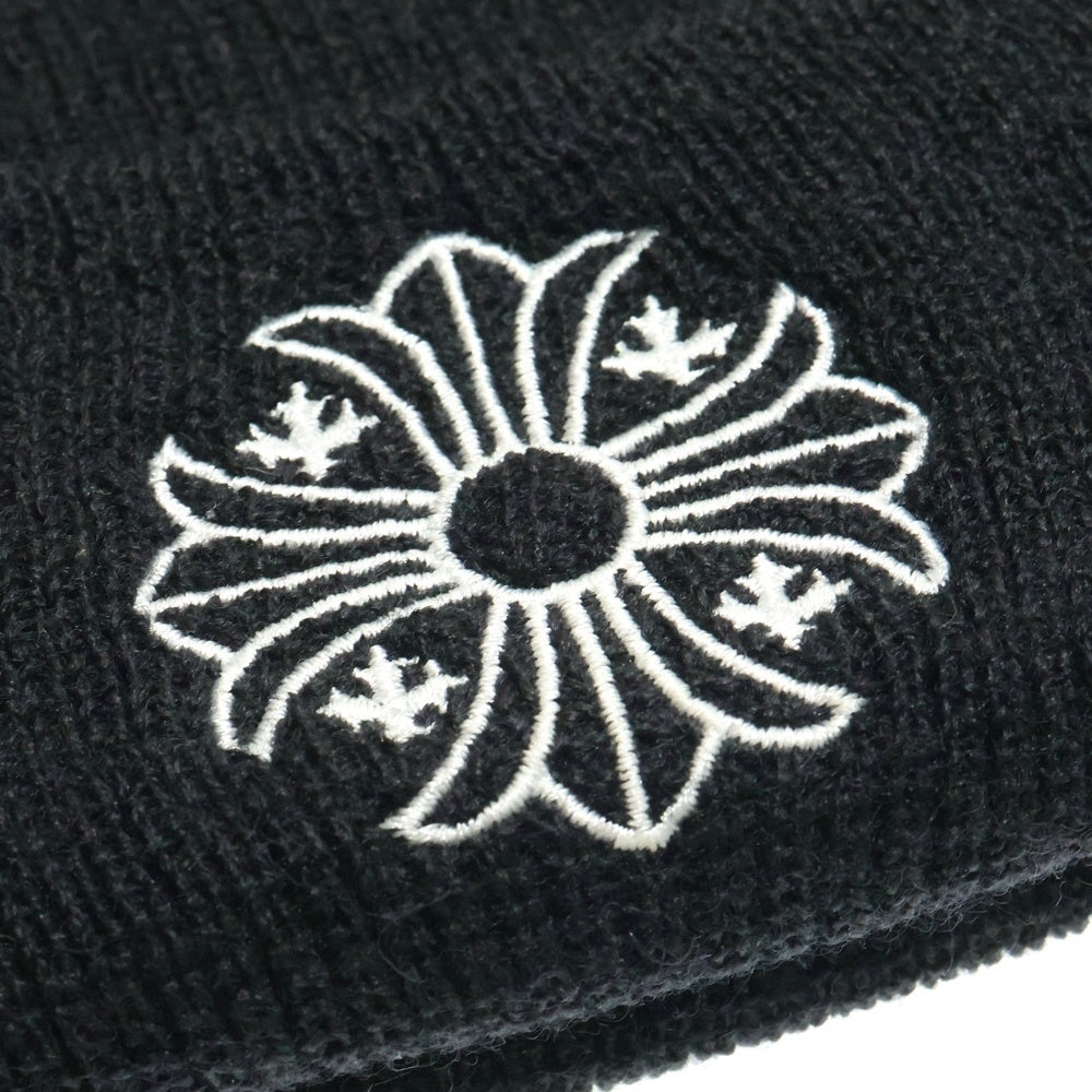 CHROME HEARTS(クロムハーツ) WOOL WATCH CAP CHプラス刺繍ウールビーニー ニット帽 ニットキャップ ブラック
