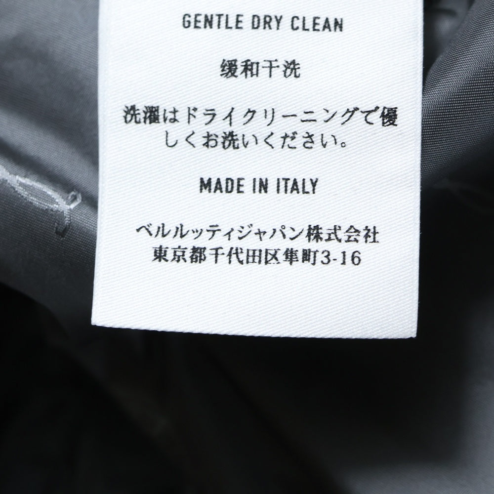 Berluti(ベルルッティ) Nylon Zip Jacket ロゴ総柄 ジップアップ ナイロンジャケット グレー R20OBU80PAEU