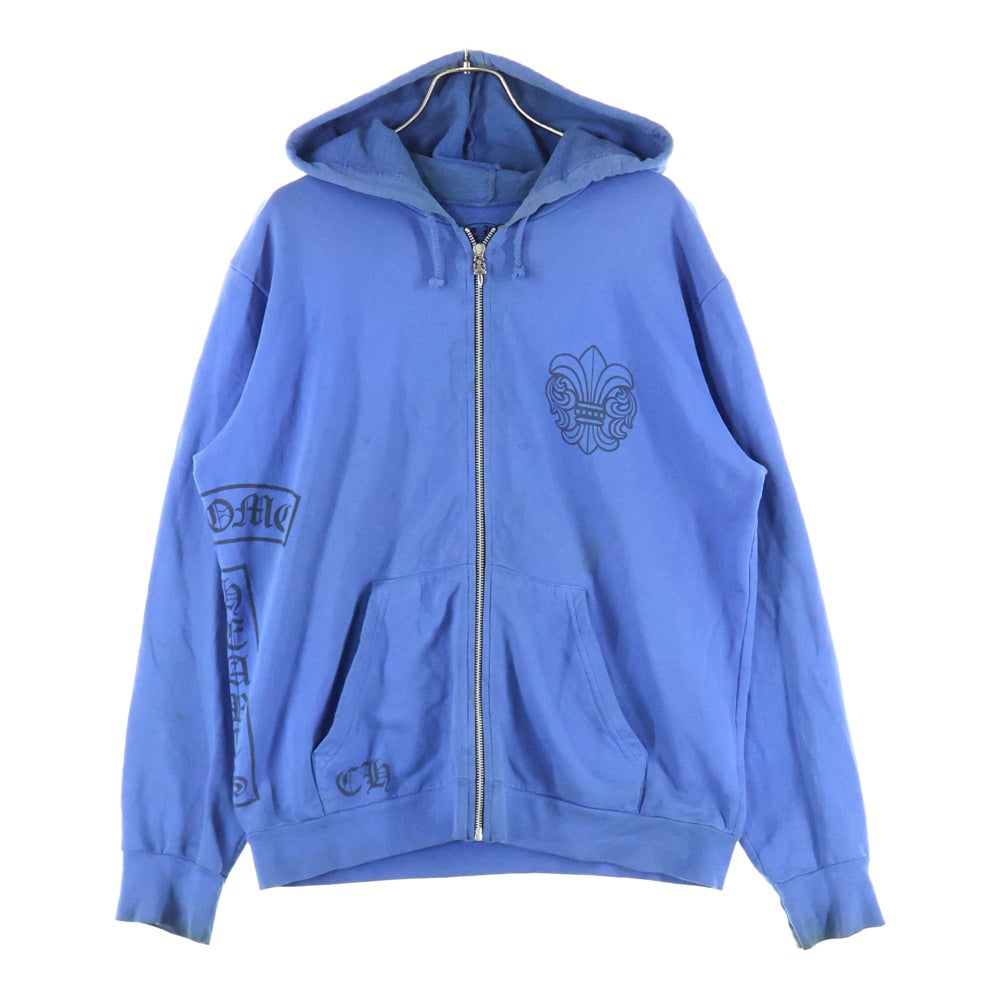 CHROME HEARTS(クロムハーツ) OLD BS FLUER BSフレアプリント ダガージップ パーカー ブルー