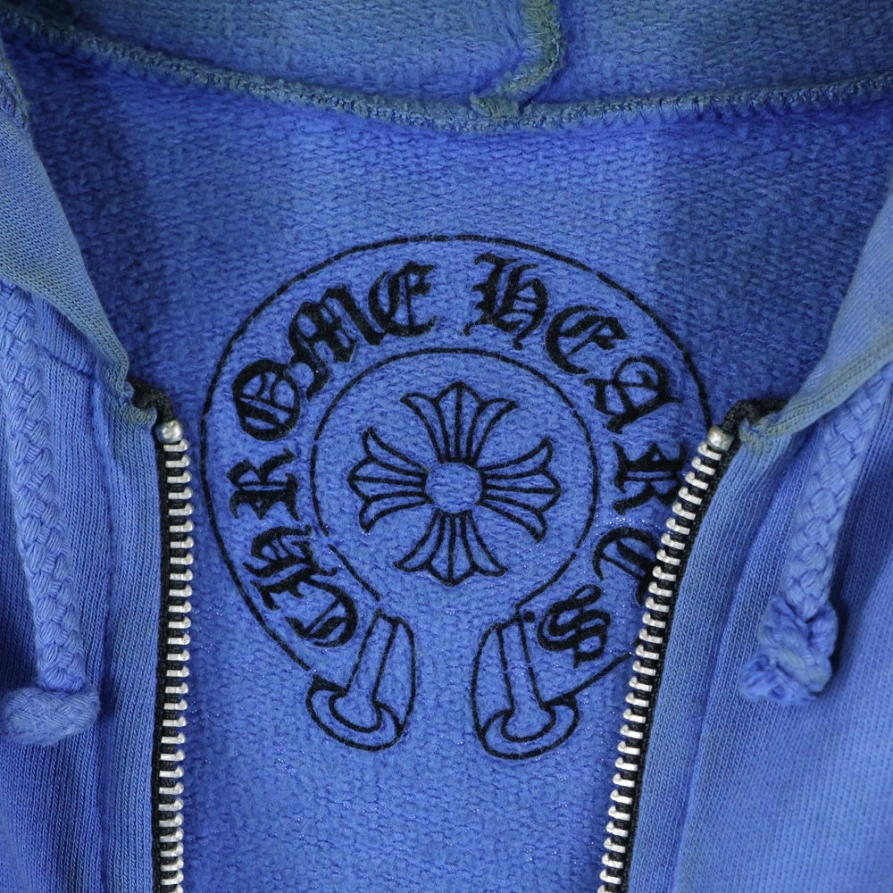 CHROME HEARTS(クロムハーツ) OLD BS FLUER BSフレアプリント ダガージップ パーカー ブルー