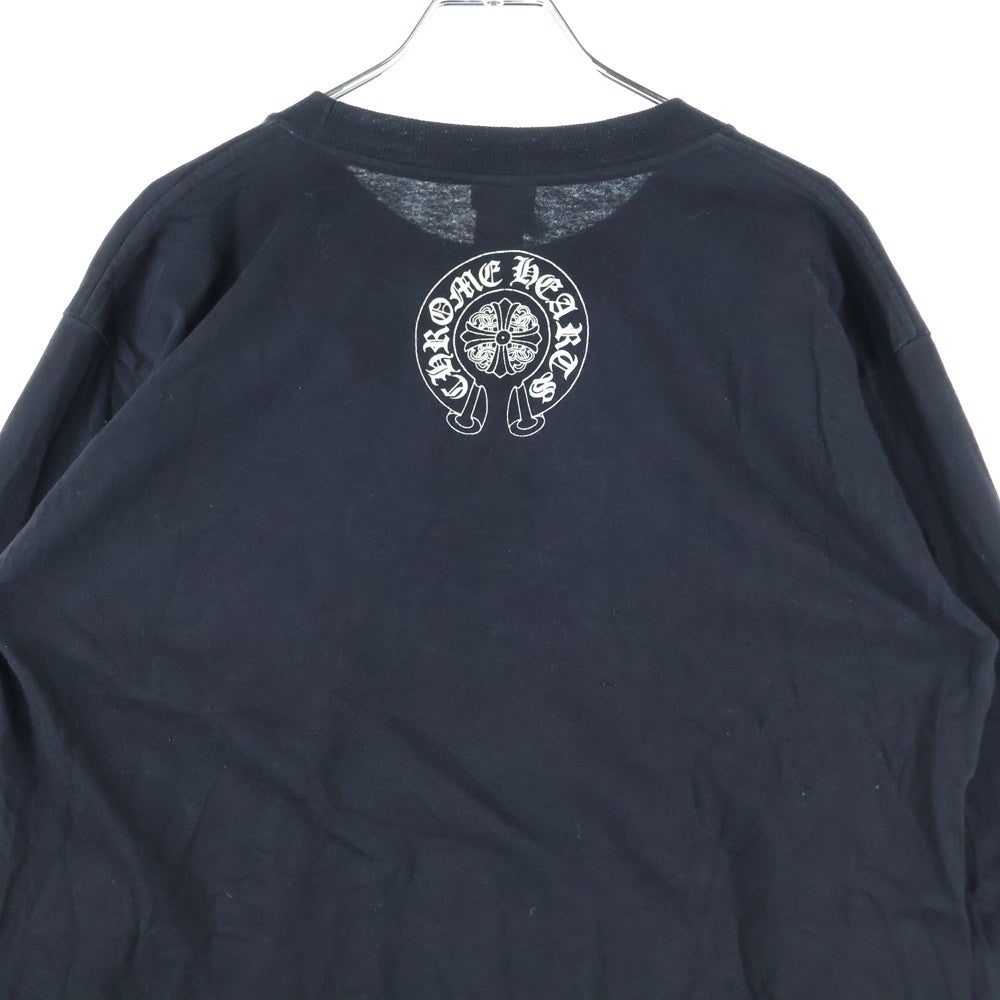CHROME HEARTS(クロムハーツ) OLD Dagger logo L/S Tee オールドモデル ダガーロゴプリント長袖Tシャツ 長袖カットソー ブラック