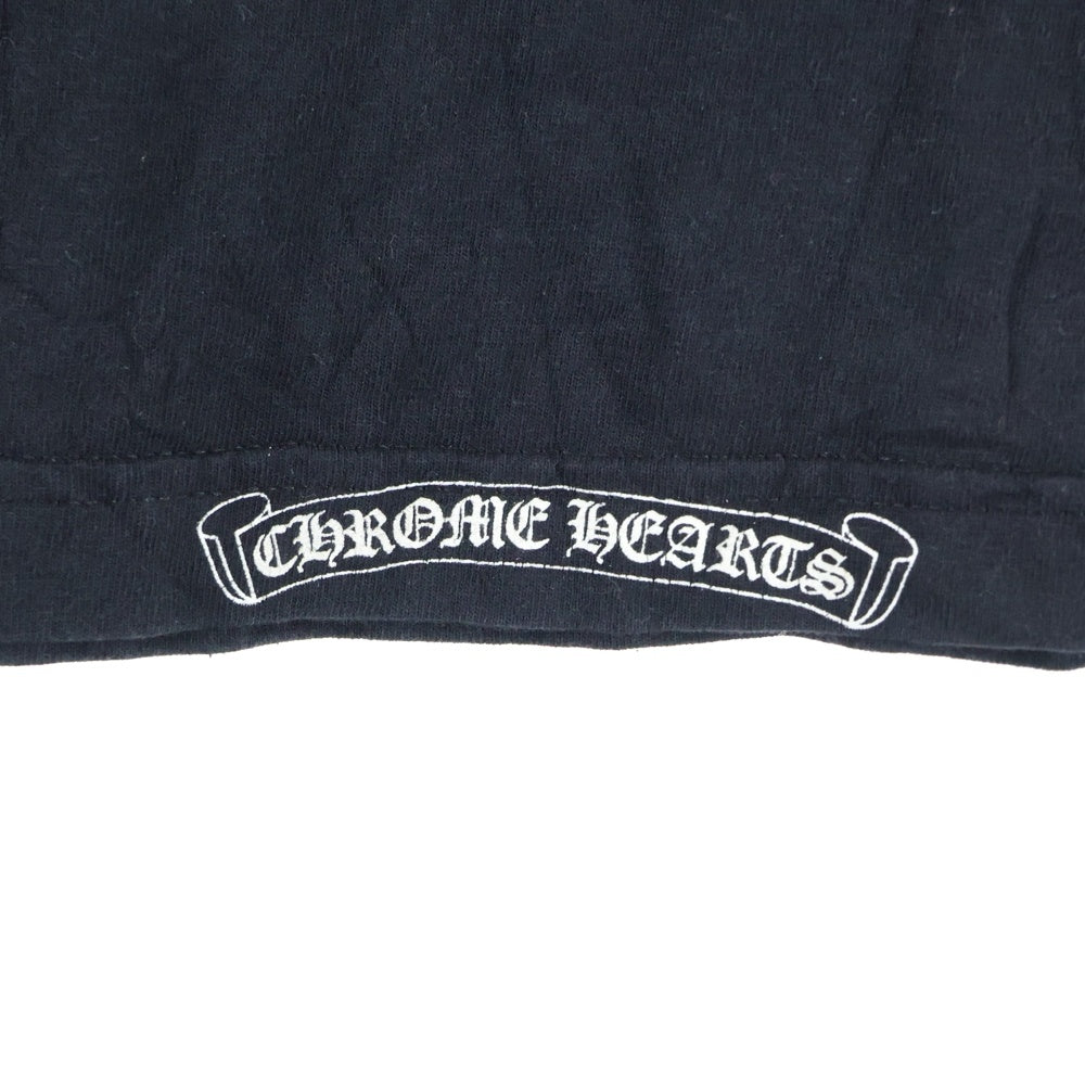 CHROME HEARTS(クロムハーツ) OLD Dagger logo L/S Tee オールドモデル ダガーロゴプリント長袖Tシャツ 長袖カットソー ブラック
