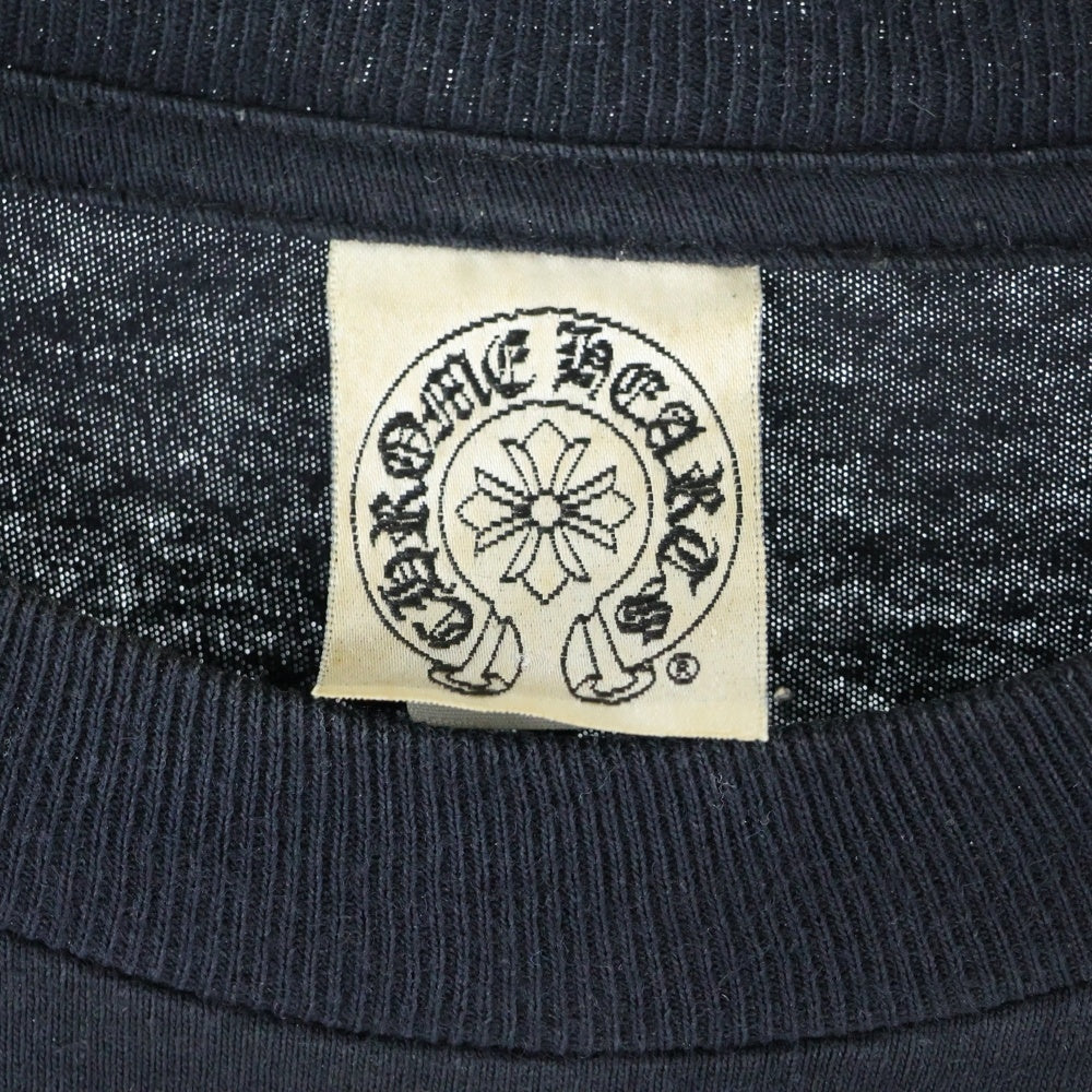CHROME HEARTS(クロムハーツ) OLD Dagger logo L/S Tee オールドモデル ダガーロゴプリント長袖Tシャツ 長袖カットソー ブラック