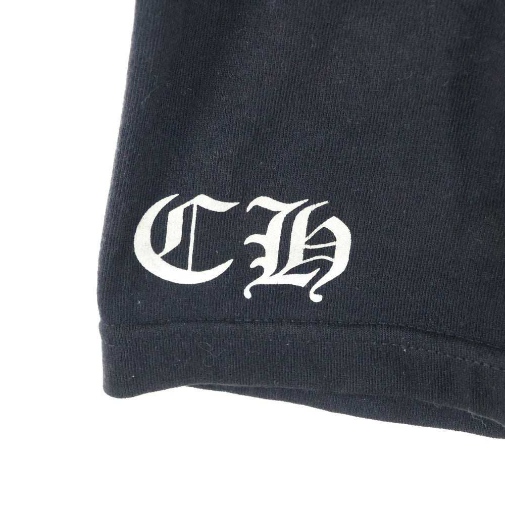 CHROME HEARTS(クロムハーツ) OLD Back Camo Dagger Tee オールドモデル ダガーロゴプリント 半袖Tシャツ カットソー ブラック