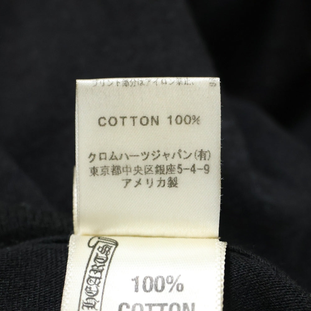 CHROME HEARTS(クロムハーツ) OLD Back Camo Dagger Tee オールドモデル ダガーロゴプリント 半袖Tシャツ カットソー ブラック