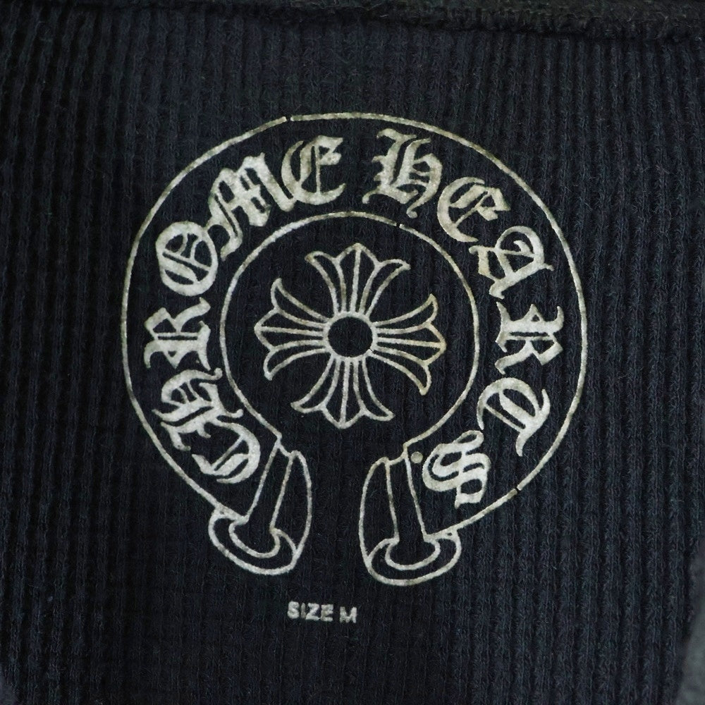 CHROME HEARTS(クロムハーツ) OLD BACK CH PLUS バックCHプラスプリント ダガージップ パーカー ブラック