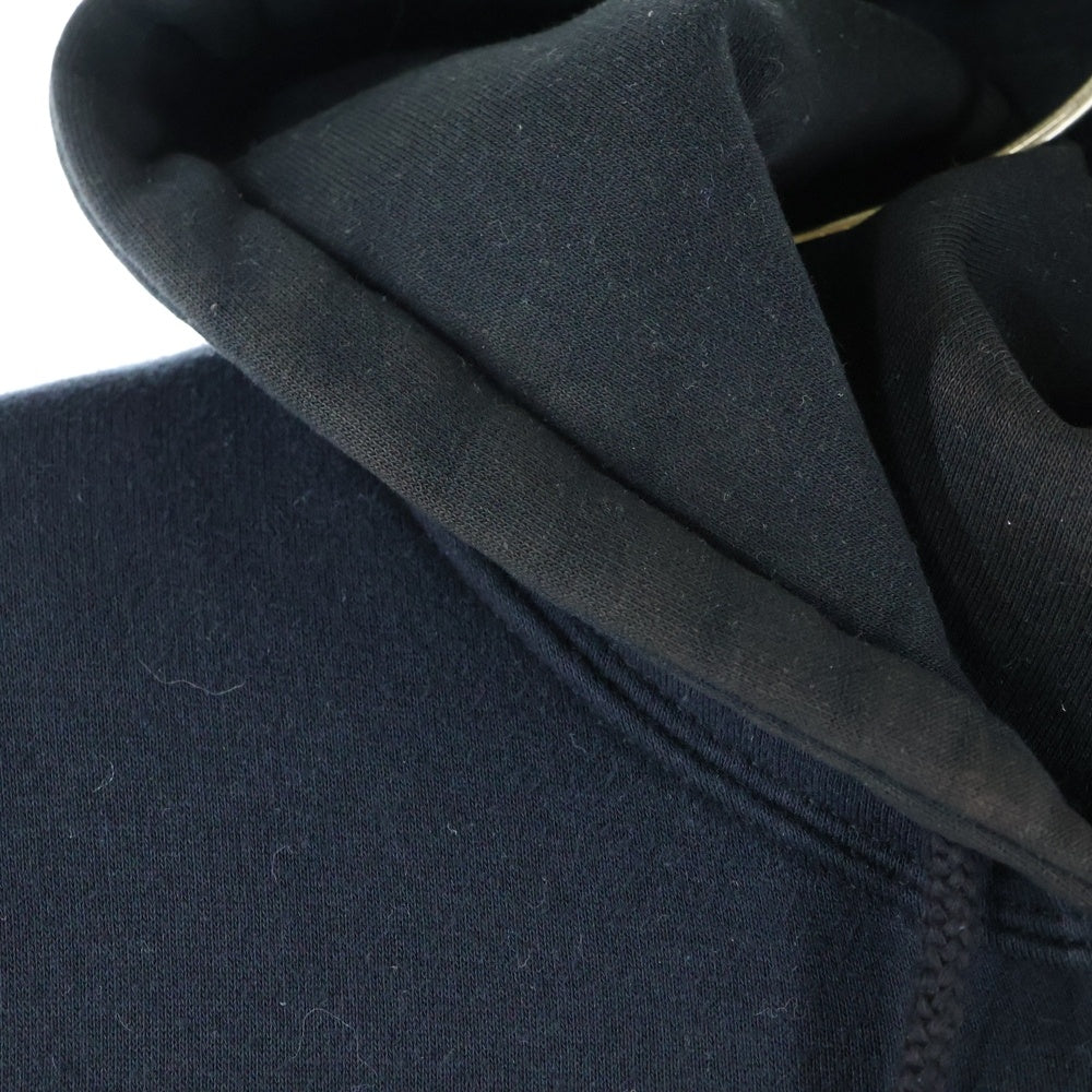 CHROME HEARTS(クロムハーツ) OLD Horseshoe Hoodie ホースシュー メタリックプリント ダガージップ パーカー ブラック