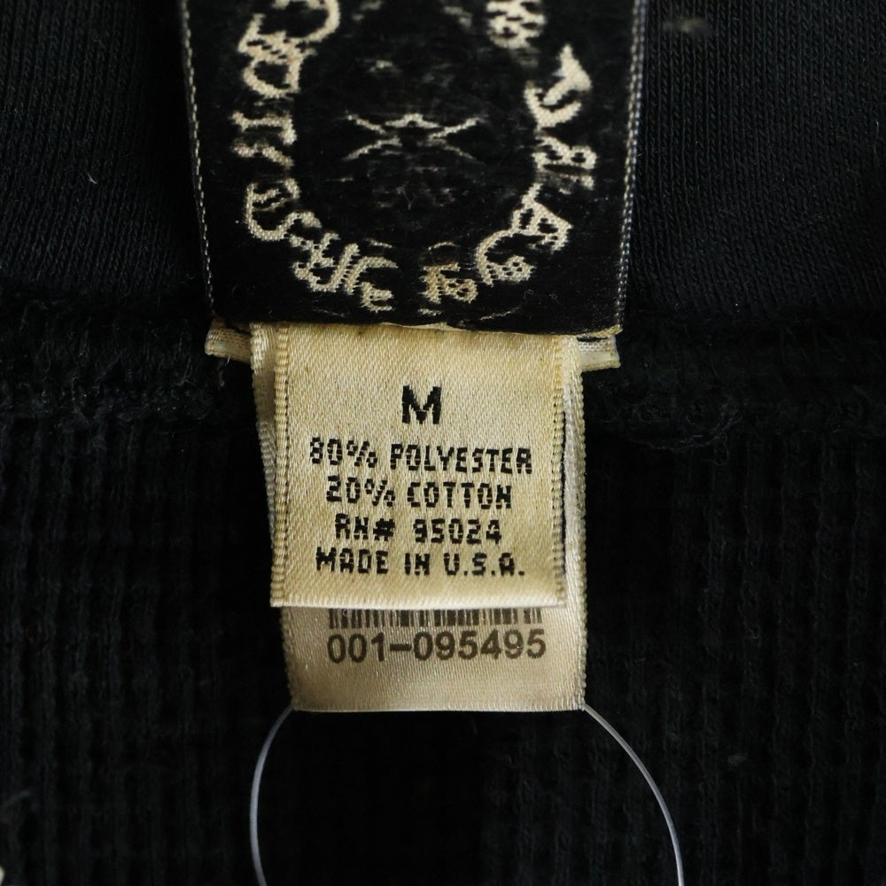 CHROME HEARTS(クロムハーツ) OLD Horseshoe Hoodie ホースシュー メタリックプリント ダガージップ パーカー ブラック