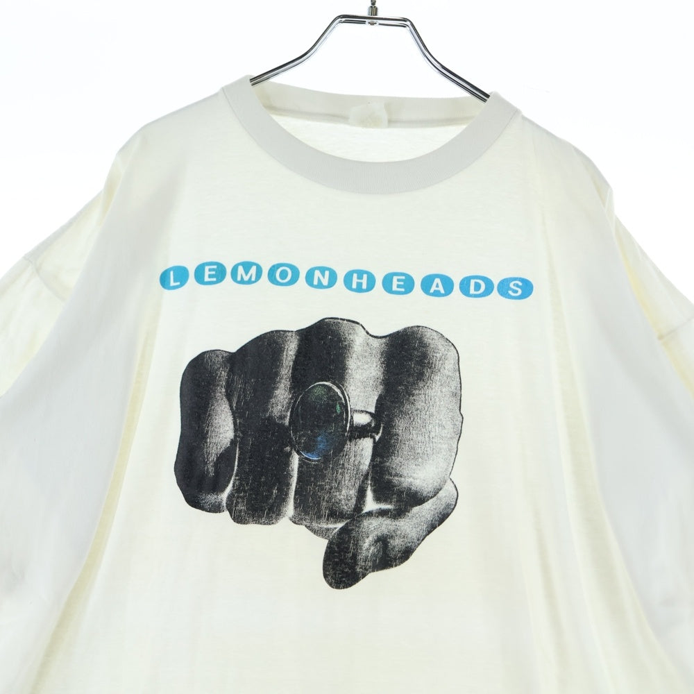 VINTAGE(ヴィンテージ) LEMON HEADS TEE レモンヘッズ フロントプリント Tシャツ 半袖カットソー ホワイト
