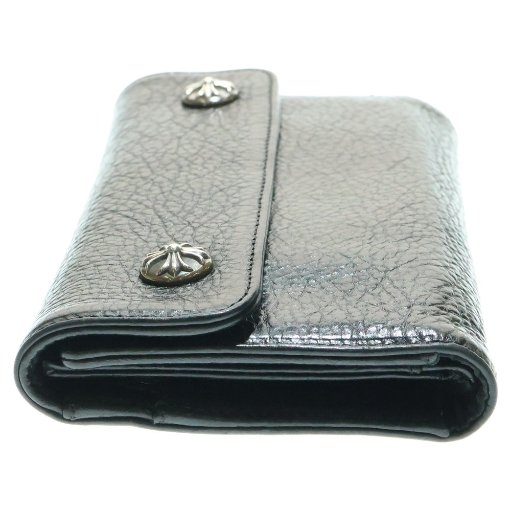 CHROME HEARTS(クロムハーツ) WAVE ウェーブ レザーウォレット 財布 ブラック BCA374