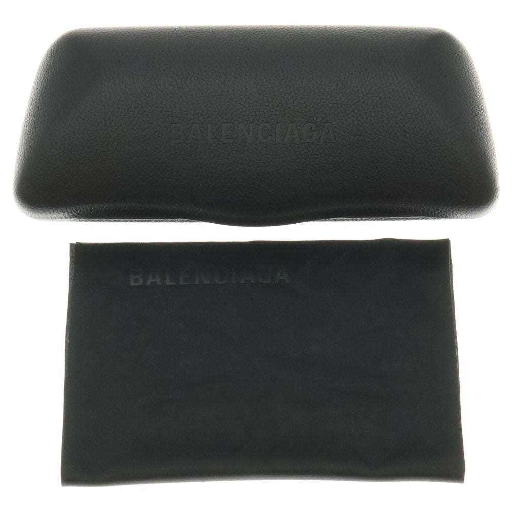 BALENCIAGA(バレンシアガ) Dynasty Rectangle ダイナスティ レクタングル サングラス アイウェア ブラック/ゴールド BB0096S