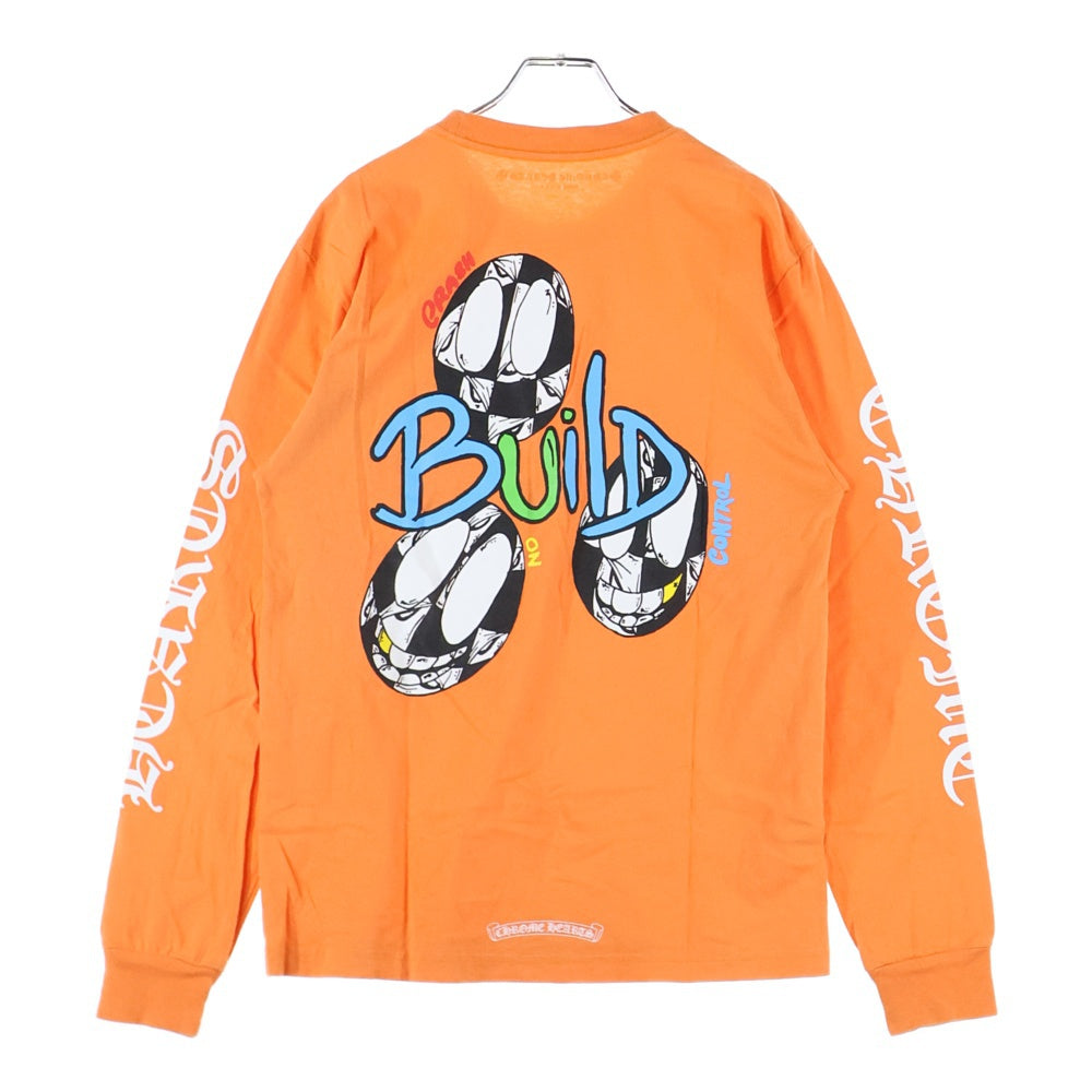CHROME HEARTS(クロムハーツ) 21SS ×MATTY BOY PPO LINK BUILD LS Tee ×マッティボーイ リンクビルド クルーネック長袖Tシャツカットソー オレンジ