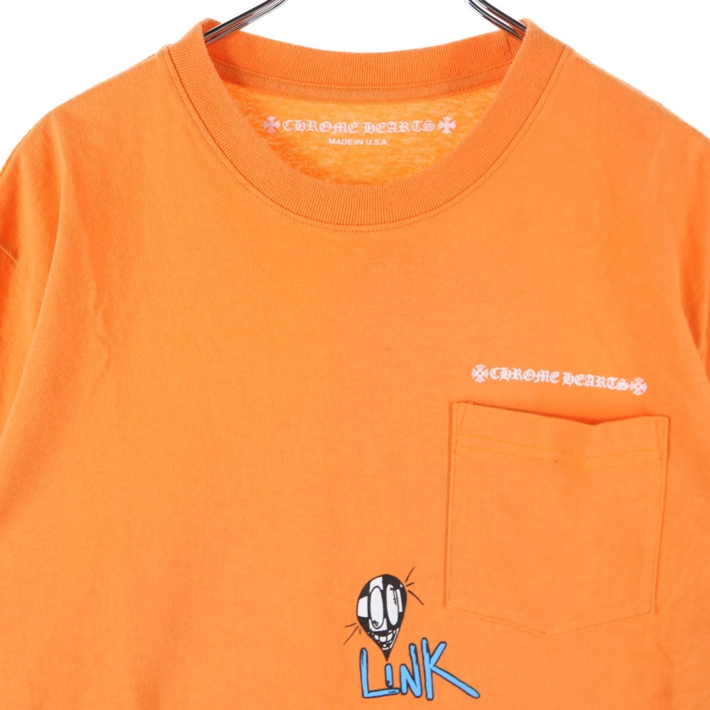 CHROME HEARTS(クロムハーツ) 21SS ×MATTY BOY PPO LINK BUILD LS Tee ×マッティボーイ リンクビルド クルーネック長袖Tシャツカットソー オレンジ