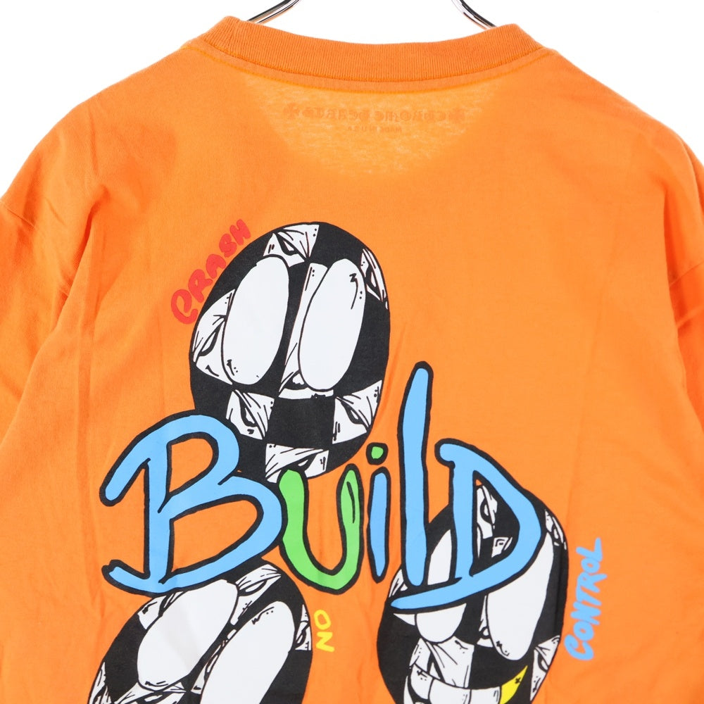 CHROME HEARTS(クロムハーツ) 21SS ×MATTY BOY PPO LINK BUILD LS Tee ×マッティボーイ リンクビルド クルーネック長袖Tシャツカットソー オレンジ