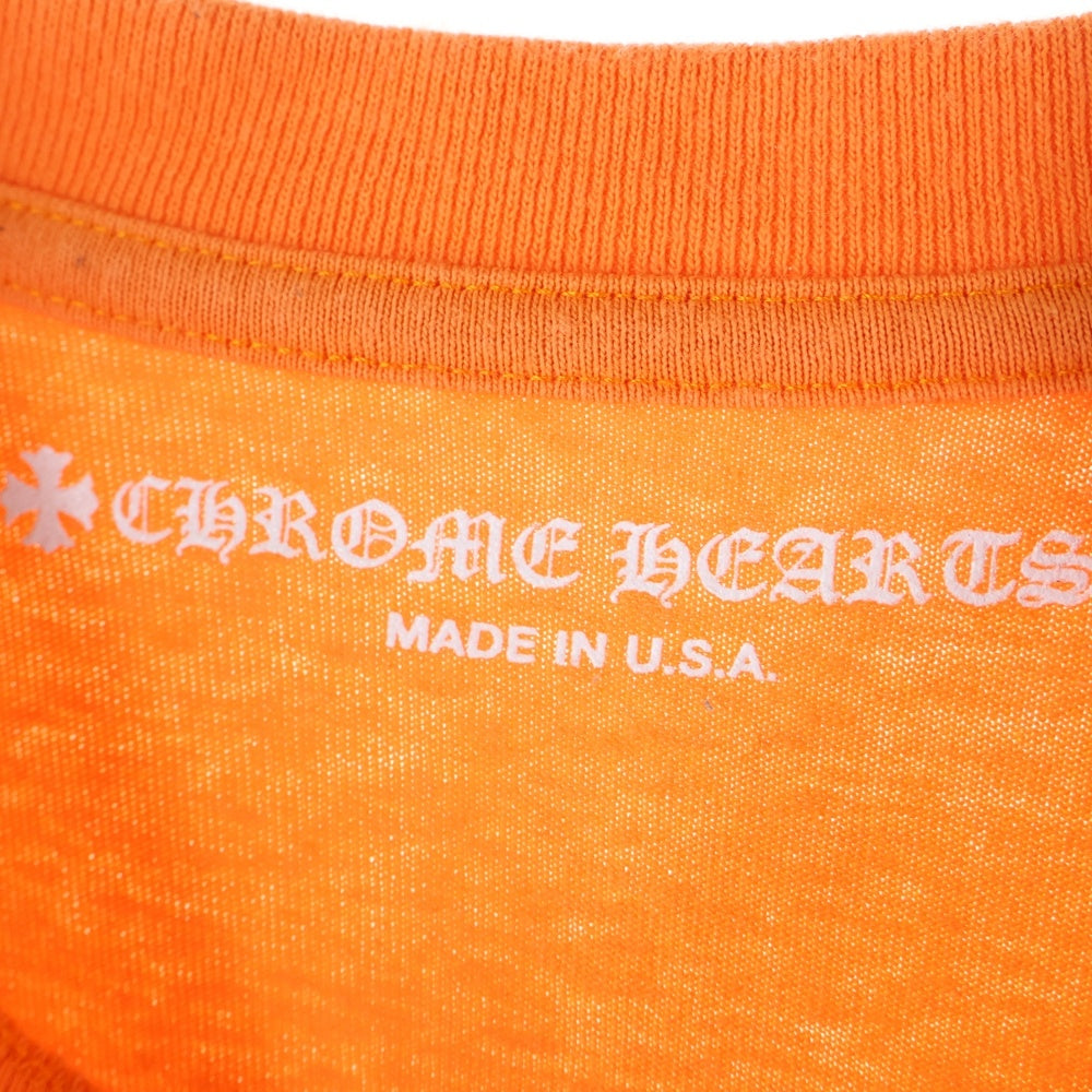CHROME HEARTS(クロムハーツ) 21SS ×MATTY BOY PPO LINK BUILD LS Tee ×マッティボーイ リンクビルド クルーネック長袖Tシャツカットソー オレンジ