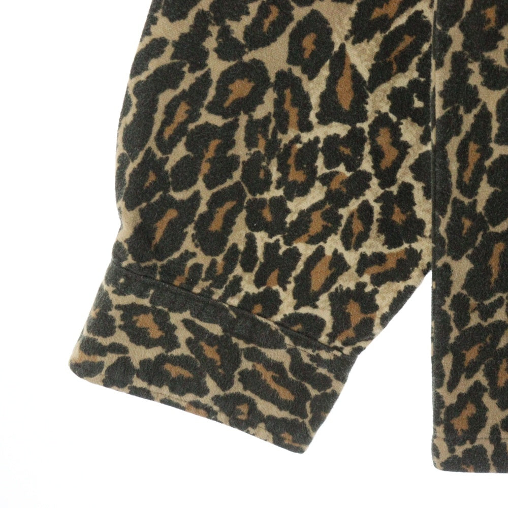 SUPREME(シュプリーム) 25AW Flannel Pajama Shirt Leopard フランネル パジャマ シャツ レオパード 長袖シャツ イエロー