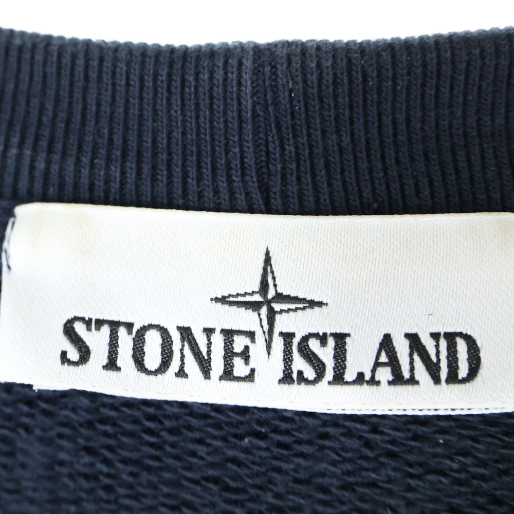 STONE ISLAND(ストーンアイランド) フロントプリント スウェットシャツ トレーナー ネイビー 7915671X6